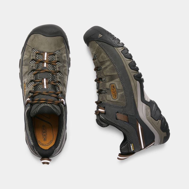 Zapatos Trekking Keen Targhee III Waterproof Para Hombre Verde Oliva/Negros - Zapatos Keen Mexico (4